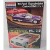 Image 1 : LOT OF 2 - ERTL FIREBALL 500 & MONOGRAM '58 FORD THUNDERBIRD MODEL KITS - 1:24 & 1:25 SCALE 