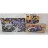 Image 1 : LOT OF 3 - BATMAN MODEL KITS - INCL 1960'S BATMOBILE & ERTL BATWING 