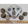 Image 1 : LOT OF 6 - INSTRUMENT CLUSTER W/ CHEVROLER GREASE CAPS