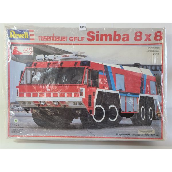 REVELL ROSENBAUER GFLF SIMBA 8 x 8 MODEL KIT - 1:24 SCALE - Kidd Family ...