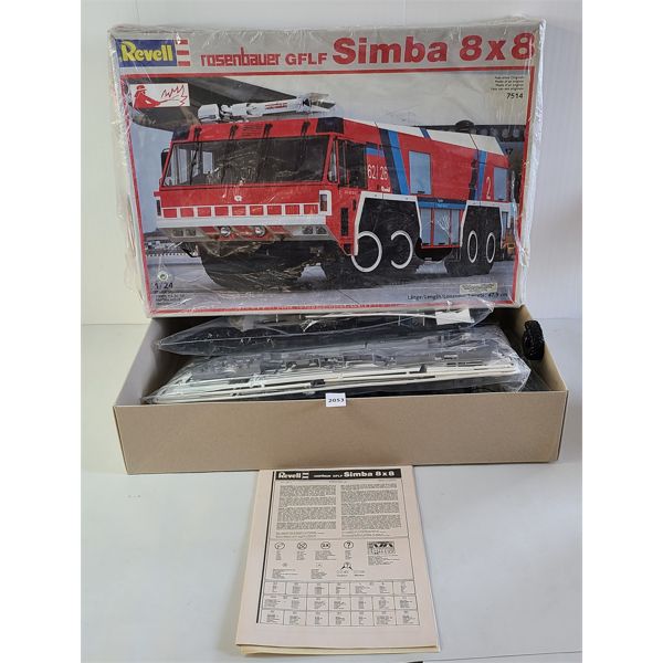 REVELL ROSENBAUER GFLF SIMBA 8 x 8 MODEL KIT - 1:24 SCALE - Kidd