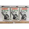 Image 2 : LOT OF 3 - CASTROL MOTORCYCLE INJECTOR OIL 40OZ CANS