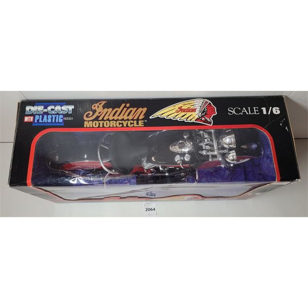DIECAST INDIAN MOTORCYCLE MODEL - 1:6 SCALE - Kidd Family Auctions