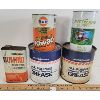 Image 1 : LOT OF 5 - MISC MOTOR OIL CANS - INCL MOTOMASTER & GULF