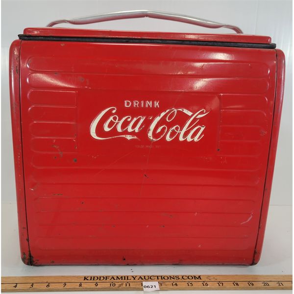 DRINK COCA-COLA COOLER W/ TOP TRAY