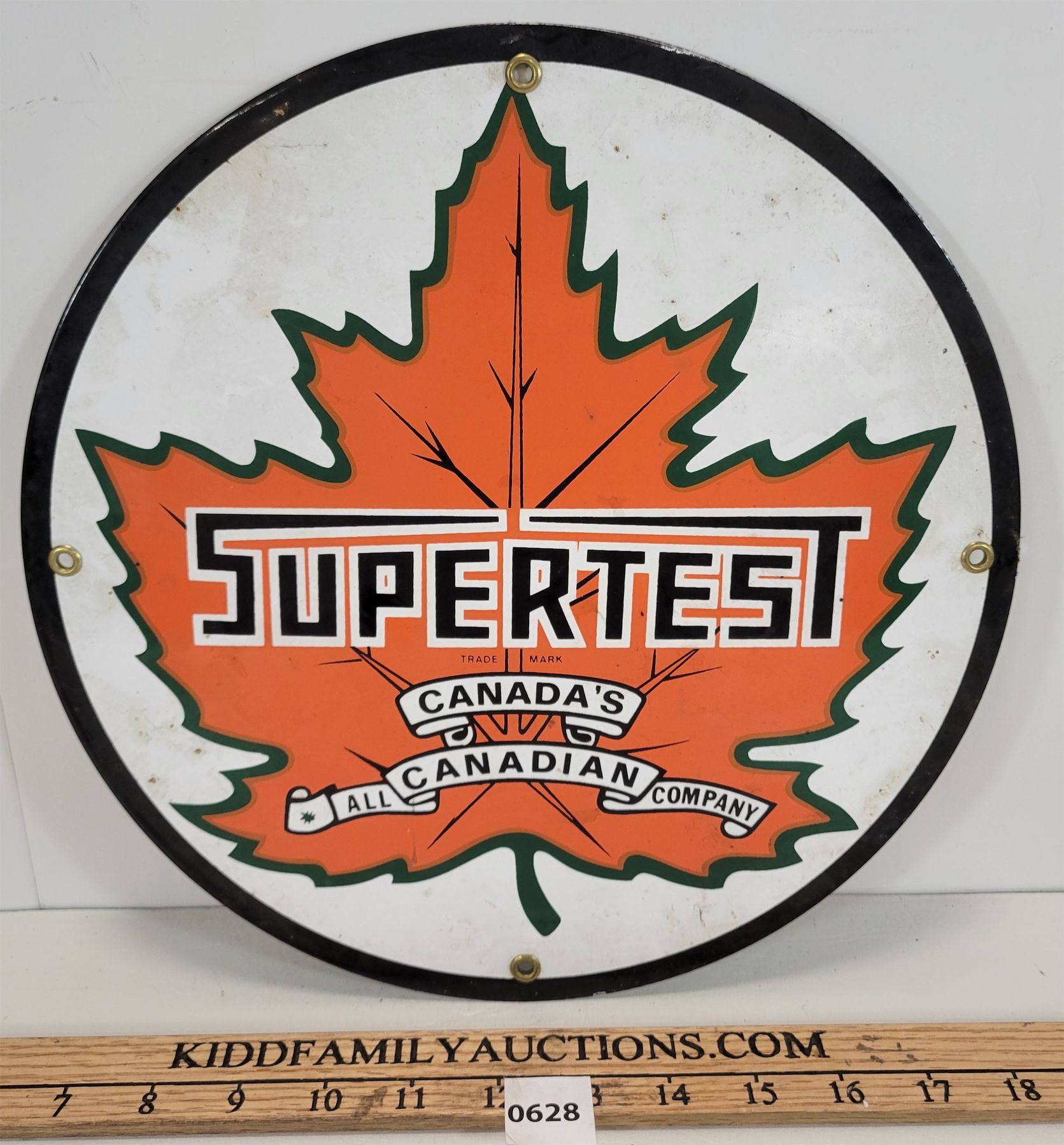 Small Super Test Sign SUPERTEST SSP SIGN - Kidd Family Auctions