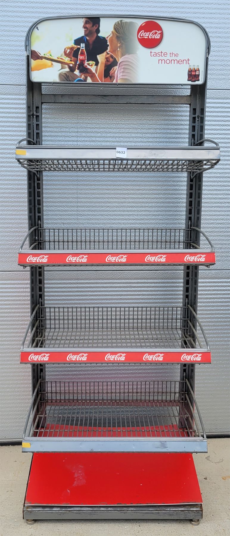 COCA-COLA WIRE STORE DISPLAY RACK