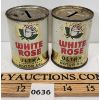Image 1 : LOT OF 2 - WHITE ROSE 4OZ COIN BANKS 