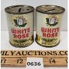 Image 2 : LOT OF 2 - WHITE ROSE 4OZ COIN BANKS 