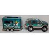 Image 1 : NYLINT PRESSED STEEL LONE HORSE STABLES SUV W/ HORSE TRAILER 