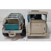 Image 4 : NYLINT PRESSED STEEL LONE HORSE STABLES SUV W/ HORSE TRAILER 