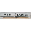 Image 1 : LOT OF 2 - MEN'S AND WOMEN'S WASHROOM FLANGE SIGNS