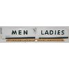 Image 2 : LOT OF 2 - MEN'S AND WOMEN'S WASHROOM FLANGE SIGNS