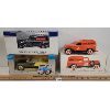 Image 1 : LOT OF 3 - EATON'S VAN, FRAM DELIVERY TRUCK COIN BANK & LIBERTY CLASSICS '55 CHEVY MODEL - DIECAST