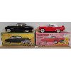 Image 1 : LOT OF 2 - FIFTIES THUNDERBIRD & CADILLAC TIN FRICTION CARS