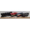 Image 1 : LOT OF 4 - MARX LOCOMOTIVE & BOX CAR SET - HO GAUGE