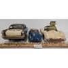 Image 4 : LOT OF 3 - TIN FRICTION OLDSMOBILE POLICE CAR, SPACE ROBOT & SCHUCO AKUSTICO CARS