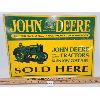 Image 1 : EMBOSSED JOHN DEERE TRACTORS SST SIGN