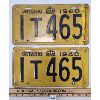 Image 1 : PAIR OF 1940'S ONTARIO LICENSE PLATES