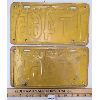 Image 2 : PAIR OF 1940'S ONTARIO LICENSE PLATES