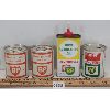 Image 1 : LOT OF 4 - BP 4oz HOME LUBRICATING OIL, UPPER CYLINDER LUBRICANT & VISCO-STATIC COIN BANK  CANS