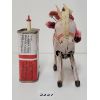 Image 2 : LOT OF 2 - WIND-UP TIN MONKEY ON HORSEBACK AND 3-IN-1 OILER