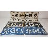 Image 1 : LOT OF 4 - PAIRS OF LICENSE PLATES - 1964, 68 & 71