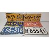Image 1 : LOT OF 6 - LICENSE PLATES - INCL NEW YORK, 78 FARM, PENNSYLVANIA ETC.