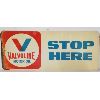 Image 1 : VALVOLINE MOTOR OIL SERVICE SIGN
