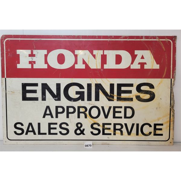 HONDA ENGINES SIGN