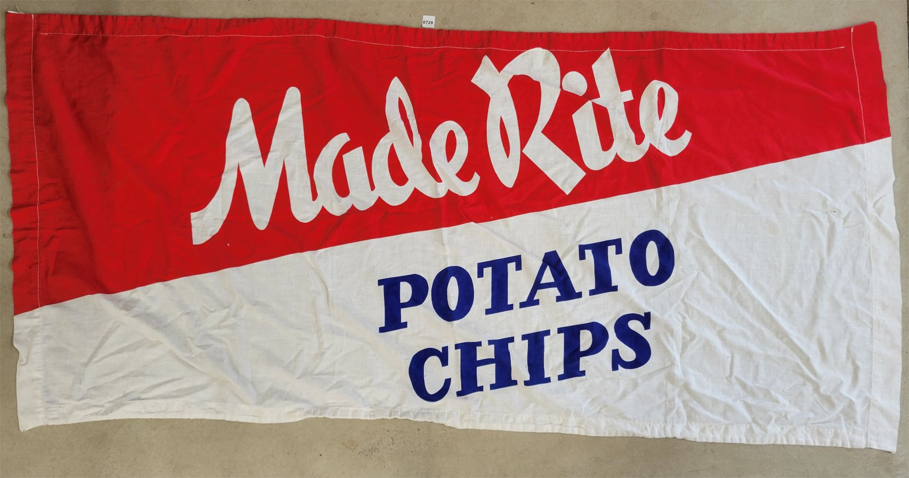 Made Rite Rochester Mn MADE-RITE POTATO CHIPS FLAG - Kidd Family Auctions