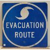 Image 1 : EVACUATION ROUTE SIGN