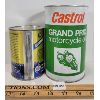 Image 3 : LOT OF 2 - MOTORCYCLE OIL CANS