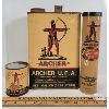 Image 1 : LOT OF 3 - ARCHER MOTOR OIL CANS 