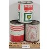 Image 3 : LOT OF 3 - MOTOR OIL 4OZ TIN BANKS - CITIES  SERVICE BP