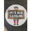 Image 2 : 1931 FORD TRUCK DOOR - HAND PAINTED WHITE ROSE DECAL