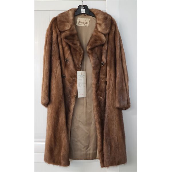 HERMAN FURS PESTEL MINK COAT