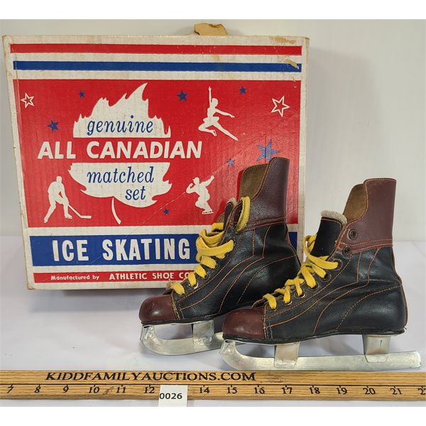 PAIR OF BOYS BILTRITE ICE SKATES W/ BOX