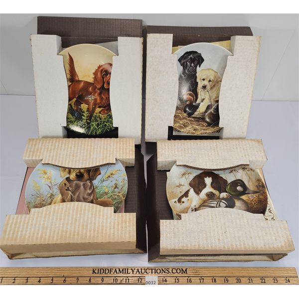 LOT OF 4 - EDWIN M. KNOWLES COLLECTIBLE CHINA PLATES