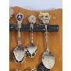 Image 2 : COLLECTOR'S SOUVENIR SPOON SET - AROUND THE WORLD - INCL ITALY, BAHAMAS & YUKON ETC
