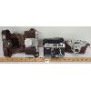Image 1 : LOT OF 3 - SHUTTER CAMERAS - INCL CANON, OPTINA I & PRAKTICA W/ CASES