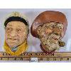 Image 1 : LOT OF 2 - 1977 (?) BOSSONS SKIPPER & OLD TIMER FOLKART WALL DECOR