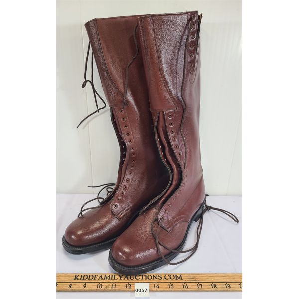 MENS LEATHER WINGFOOT GOODYEAR EQUESTRIAN RIDING BOOTS