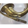 Image 3 : LOT OF 3 - BRASS HORNS W/ WALL MOUNTS