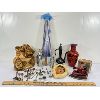 Image 1 : JOB LOT - COLLECTIBLES OF THE WORLD - INCL SPOONS, CANDLE HOLDERS, BAG & VASE ETC