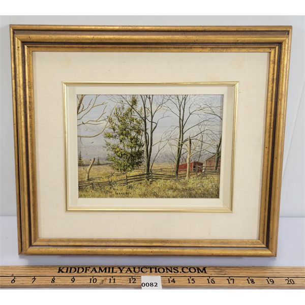 "COUNTRY REALISM" BY RON VERMEIREN - ACRYLIC PAINTING