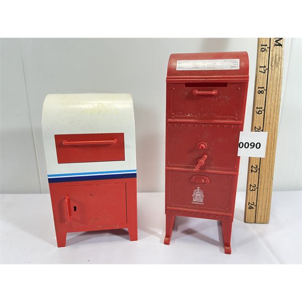 LOT OF 2 - CANADA POST COIN BANKS