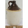 Image 1 : TWO TONED STONEWARE FINGER CROCK