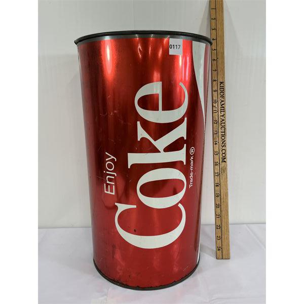 COCA-COLA GARBAGE CAN