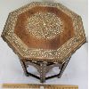 Image 2 : ANGLO INDIAN INLAY FOLDING TABLE